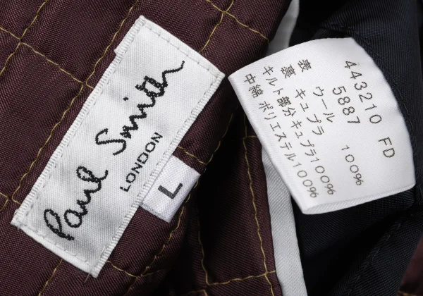 Paul Smith LONDON Wool Checkered Design Coat K-170884_020