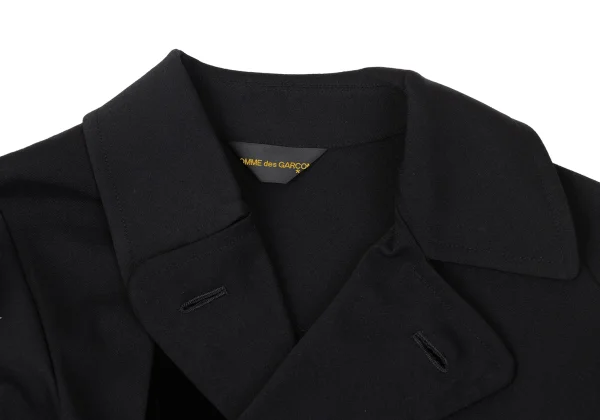 COMME des GARCONS Velour Switching Stretch Wool Twist Jacket K-170885_004