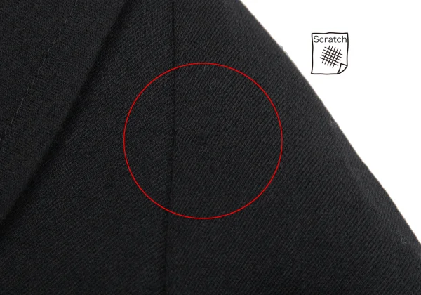 COMME des GARCONS Velour Switching Stretch Wool Twist Jacket K-170885_008