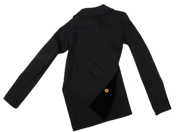 COMME des GARCONS Velour Switching Stretch Wool Twist Jacket K-170885_013