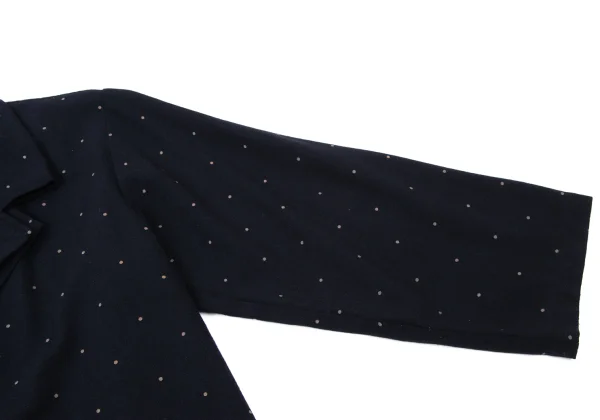 COMME des GARCONS Wool Blend Pindot Layered Jacket K-170887_006