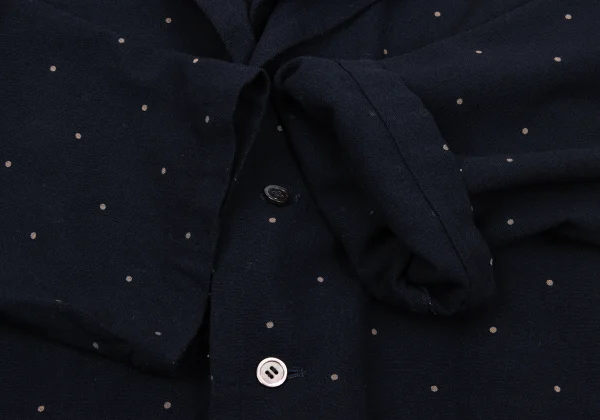 COMME des GARCONS Wool Blend Pindot Layered Jacket K-170887_007
