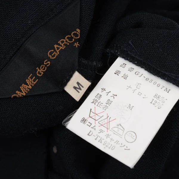 COMME des GARCONS Wool Blend Pindot Layered Jacket K-170887_015