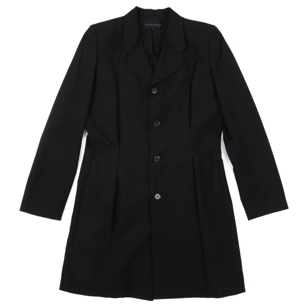 COMME des GARCONS Wool Tropical Wool Slit Pocket Long Jacket K-170888_002