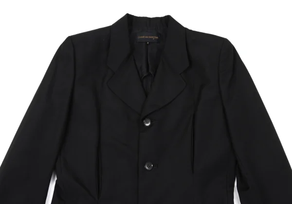 COMME des GARCONS Wool Tropical Wool Slit Pocket Long Jacket K-170888_003