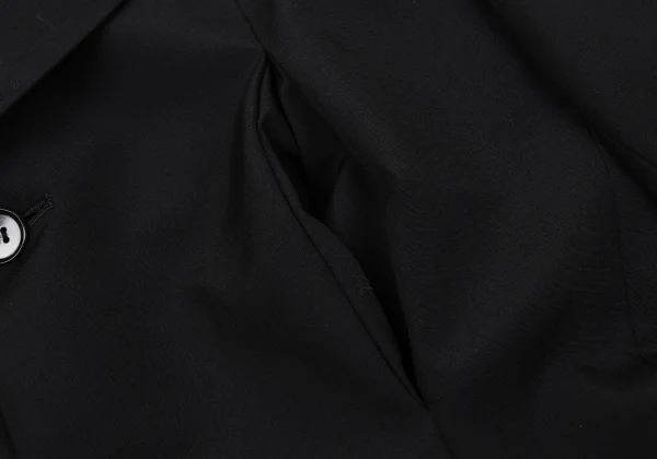 COMME des GARCONS Wool Tropical Wool Slit Pocket Long Jacket K-170888_005