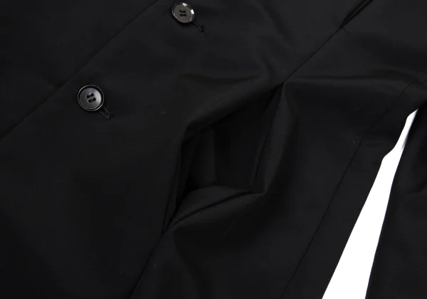 COMME des GARCONS Wool Tropical Wool Slit Pocket Long Jacket K-170888_010