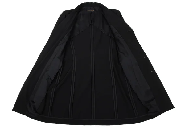 COMME des GARCONS Wool Tropical Wool Slit Pocket Long Jacket K-170888_011