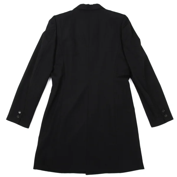 COMME des GARCONS Wool Tropical Wool Slit Pocket Long Jacket K-170888_012