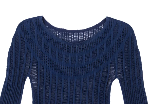 ISSEY MIYAKE A-POC INSIDE Dyed Cutting Mesh T Shirt K-170889_003