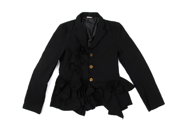 COMME des GARCONS Dyed Poly Frill Switching Jacket K-170891_002