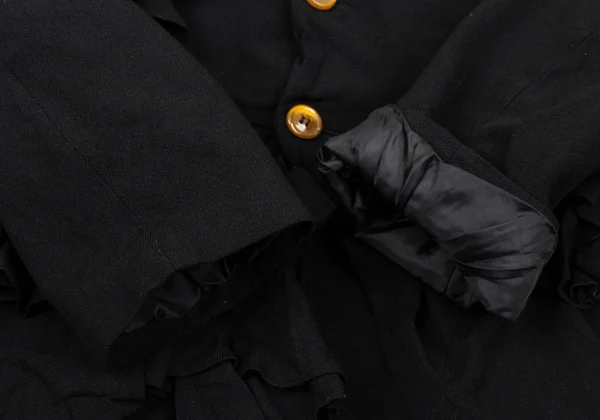 COMME des GARCONS Dyed Poly Frill Switching Jacket K-170891_007