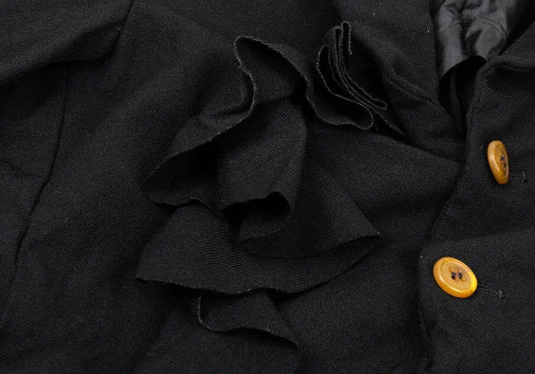 COMME des GARCONS Dyed Poly Frill Switching Jacket K-170891_010