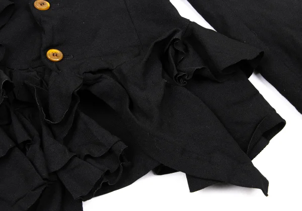 COMME des GARCONS Dyed Poly Frill Switching Jacket K-170891_011
