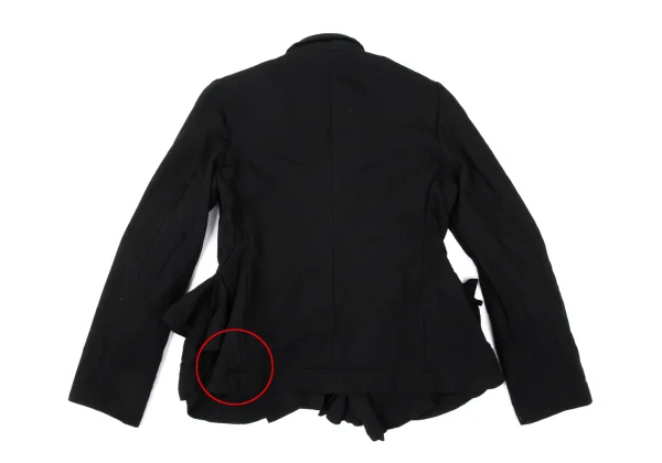 COMME des GARCONS Dyed Poly Frill Switching Jacket K-170891_013