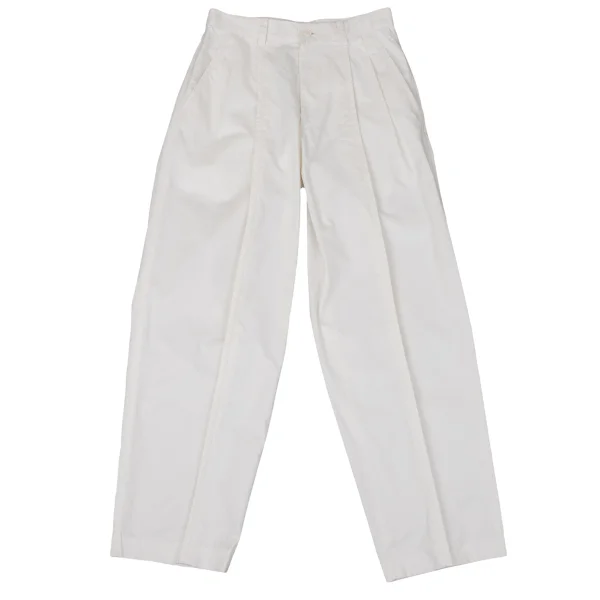 ISSEY MIYAKE MEN Cotton Tuck Design Pants White S K-170895_001