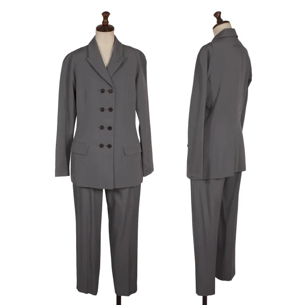 Jean Paul GAULTIER CLASSIQUE Double-breasted Peaked Rapel Jacket K-170896_017