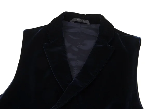 GIORGIO ARMANI Velour Semi-double Sleeveless Jacket K-170900_004