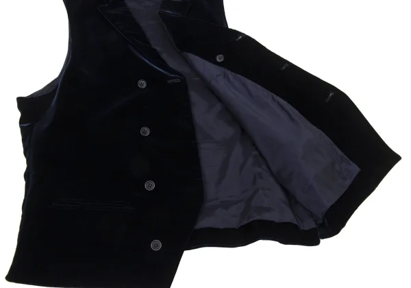 GIORGIO ARMANI Velour Semi-double Sleeveless Jacket K-170900_008