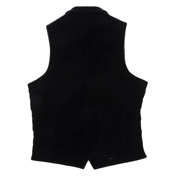 GIORGIO ARMANI Velour Semi-double Sleeveless Jacket K-170900_010