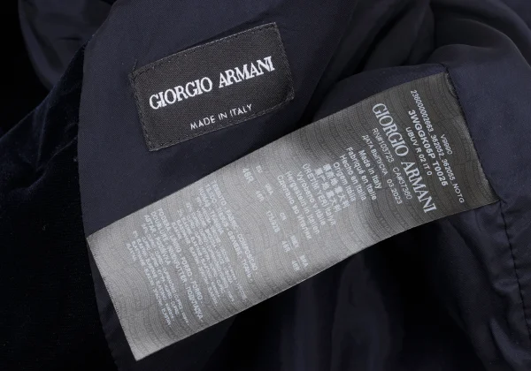 GIORGIO ARMANI Velour Semi-double Sleeveless Jacket K-170900_013