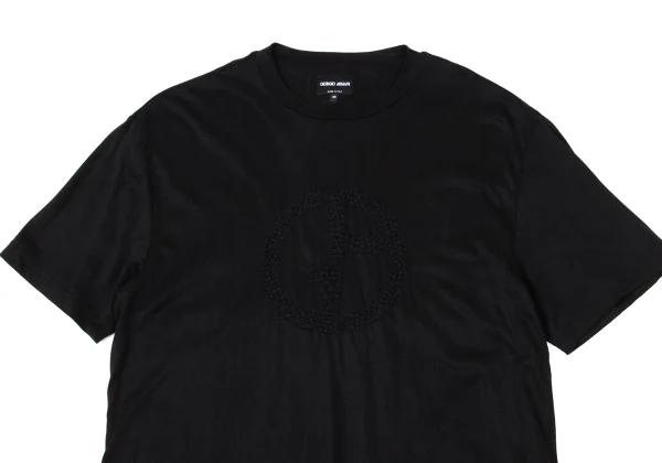 GIORGIO ARMANI Embroidery Cupra Cotton T Shirt K-170901_002