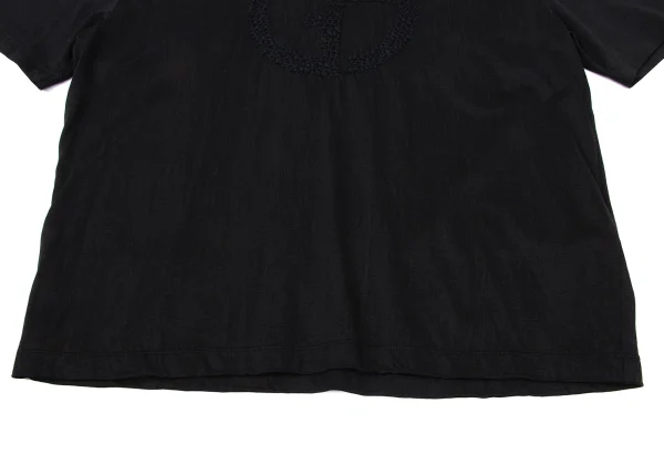 GIORGIO ARMANI Embroidery Cupra Cotton T Shirt K-170901_006