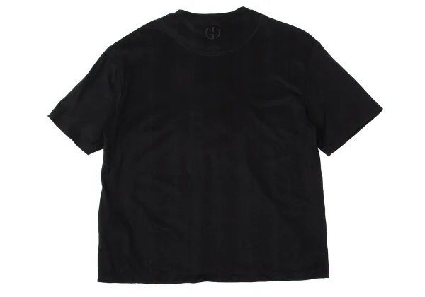 GIORGIO ARMANI Embroidery Cupra Cotton T Shirt K-170901_008