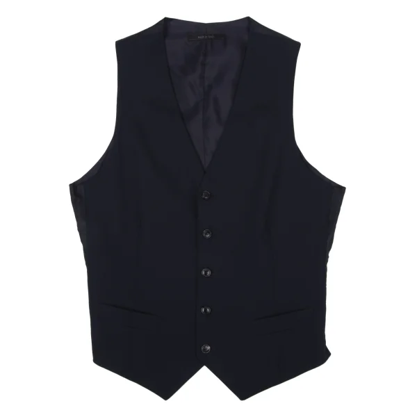 GIORGIO ARMANI Wool Gilet Vest Navy 46R K-170902_001