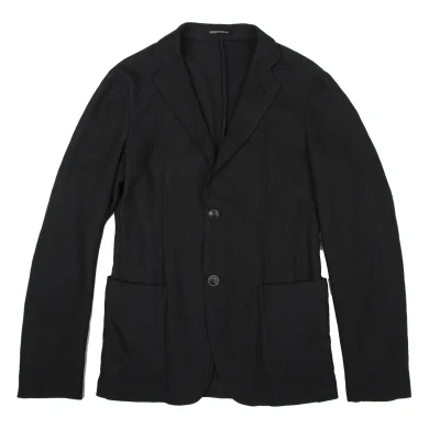 EMPORIO ARMANI Geometric Jacquard Summer Jacket