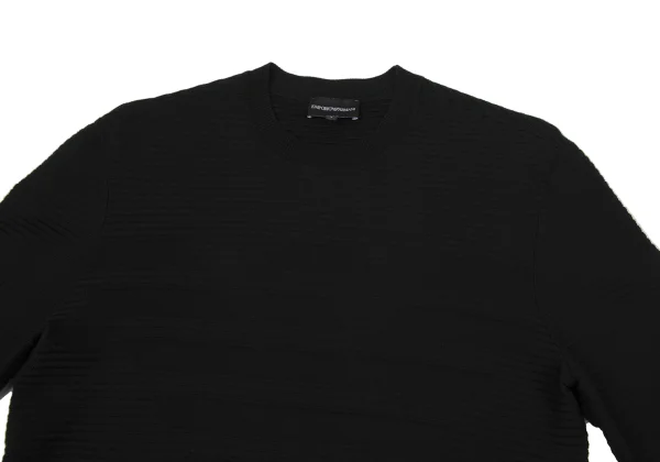 EMPORIO ARMANI Eagle Jacquard Striped Knit K-170904_002