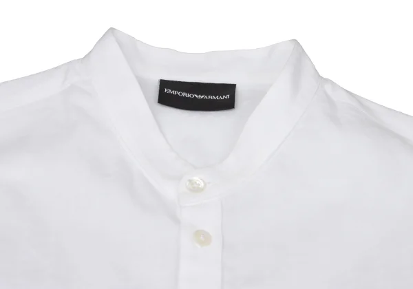 EMPORIO ARMANI Small Striped Band Collar Shirt K-170905_003