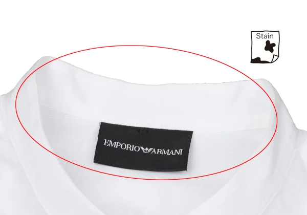 EMPORIO ARMANI Small Striped Band Collar Shirt K-170905_004