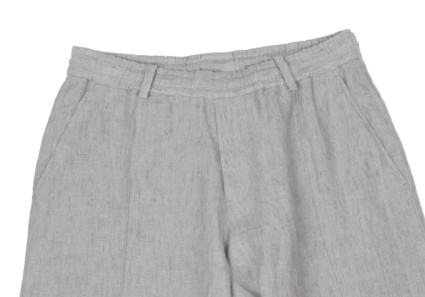 EMPORIO ARMANI Linen Tuck Easy Pants K-170906_002