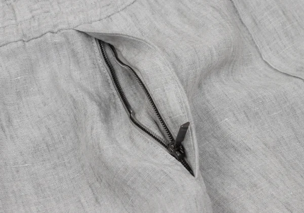 EMPORIO ARMANI Linen Tuck Easy Pants K-170906_003