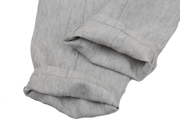 EMPORIO ARMANI Linen Tuck Easy Pants K-170906_007