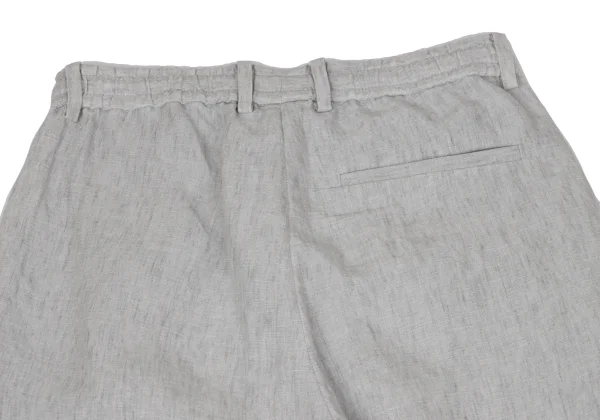 EMPORIO ARMANI Linen Tuck Easy Pants K-170906_009