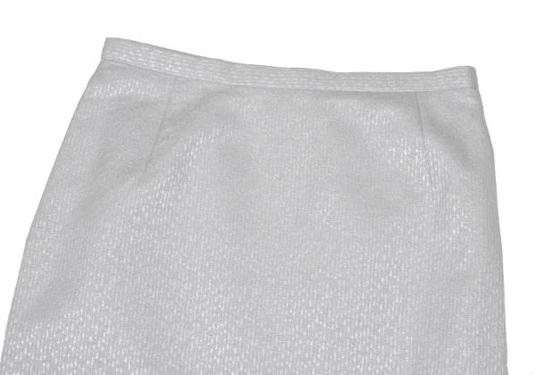 DOLCE&GABBANA Shiny Jacquard Back Slit Skirt K-170909_003