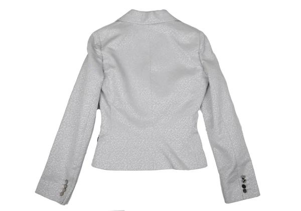 DOLCE&GABBANA Shiny Jacquard Metal Button Jacket & Skirt K-170910_011