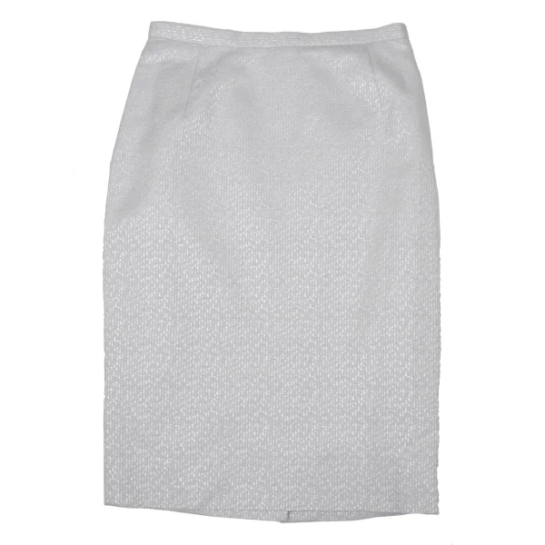 DOLCE&GABBANA Shiny Jacquard Metal Button Jacket & Skirt K-170910_013