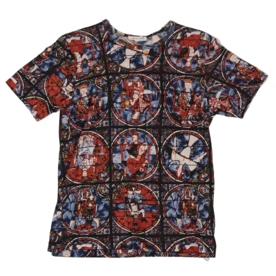 COMME des GARCONS Stained Glass Printed T Shirt
