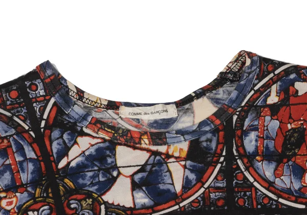 COMME des GARCONS Stained Glass Printed T Shirt K-170911_003