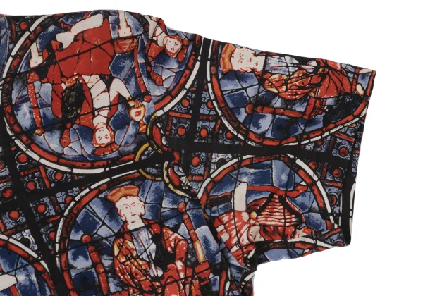COMME des GARCONS Stained Glass Printed T Shirt K-170911_004