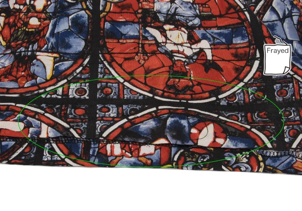 COMME des GARCONS Stained Glass Printed T Shirt K-170911_006