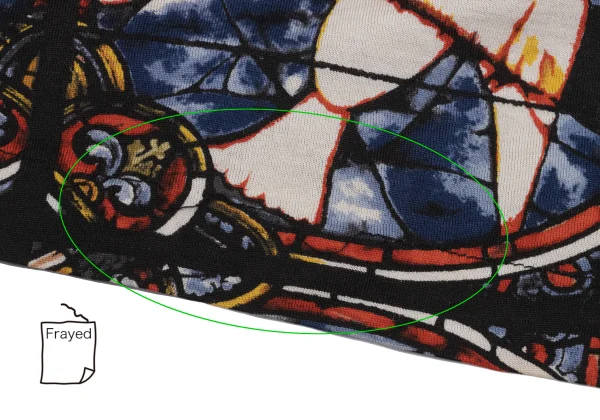 COMME des GARCONS Stained Glass Printed T Shirt K-170911_013