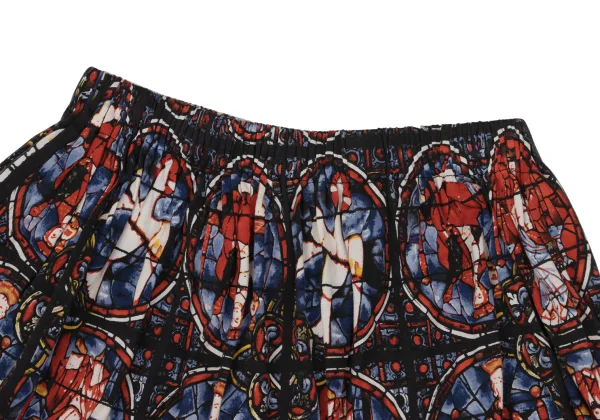 COMME des GARCONS Stained Glass Printed Skirt K-170912_003