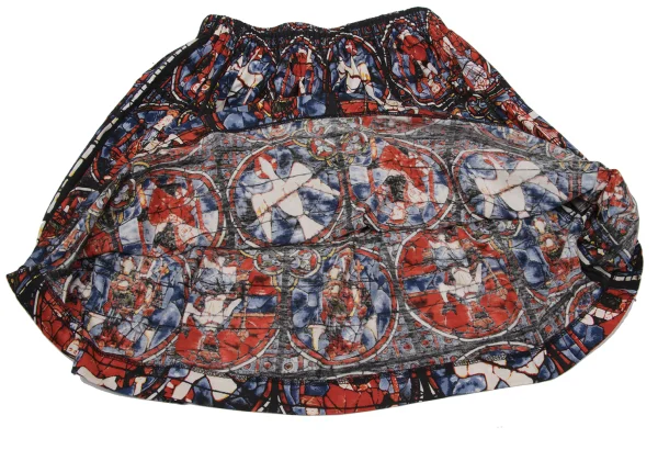 COMME des GARCONS Stained Glass Printed Skirt K-170912_008