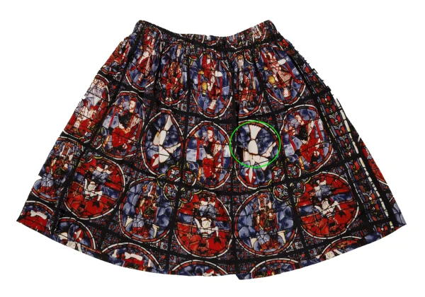 COMME des GARCONS Stained Glass Printed Skirt K-170912_009