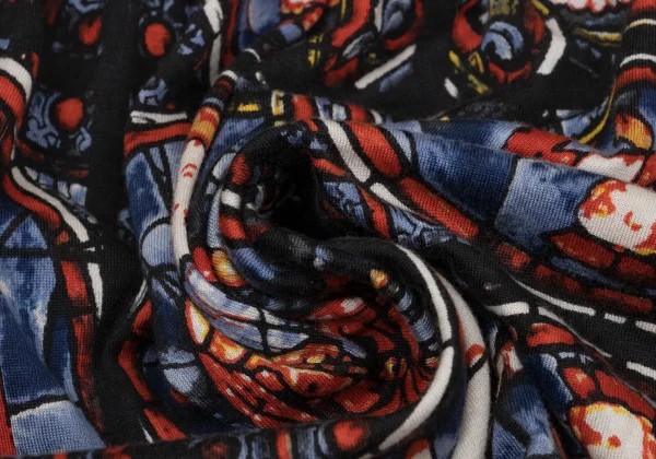 COMME des GARCONS Stained Glass Printed Skirt K-170912_012