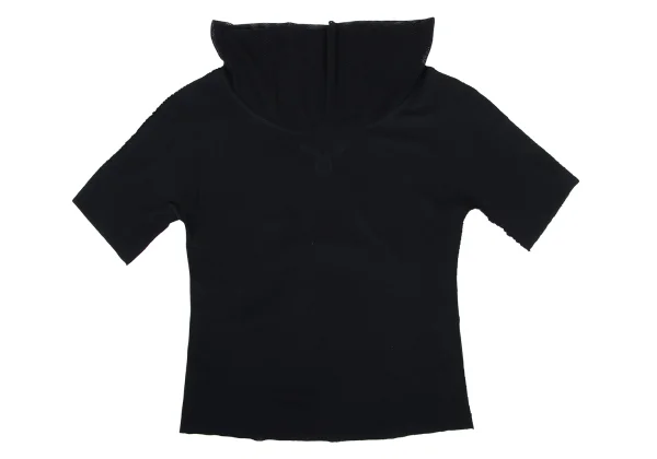PLEATS PLEASE A-POC Cutting Mesh Drape Neck T Shirt K-170914_002